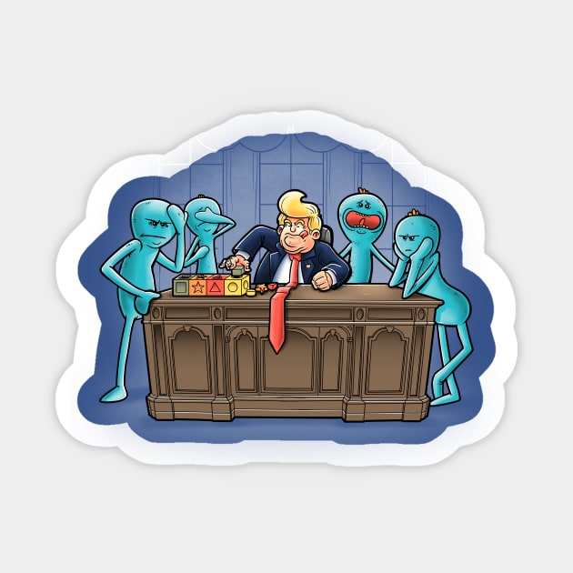 It´s a Trump Sticker by Cromanart